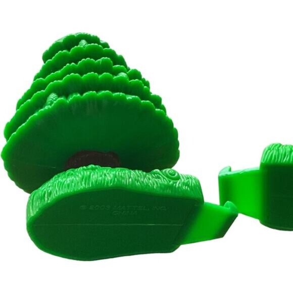 GeoTrax Railroad Plastic Trees Set Of 2 By Mattel 2003 Green Toy Accessories For - Picture 2 of 4